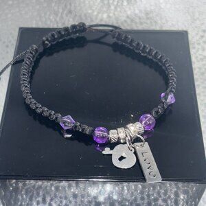 Handmade Adjustable Drawstring Bracelet - Size 7